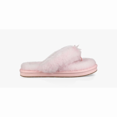 Chinelos UGG Fluff III Mulher Cinzentas Rosa | PT-RFWVE